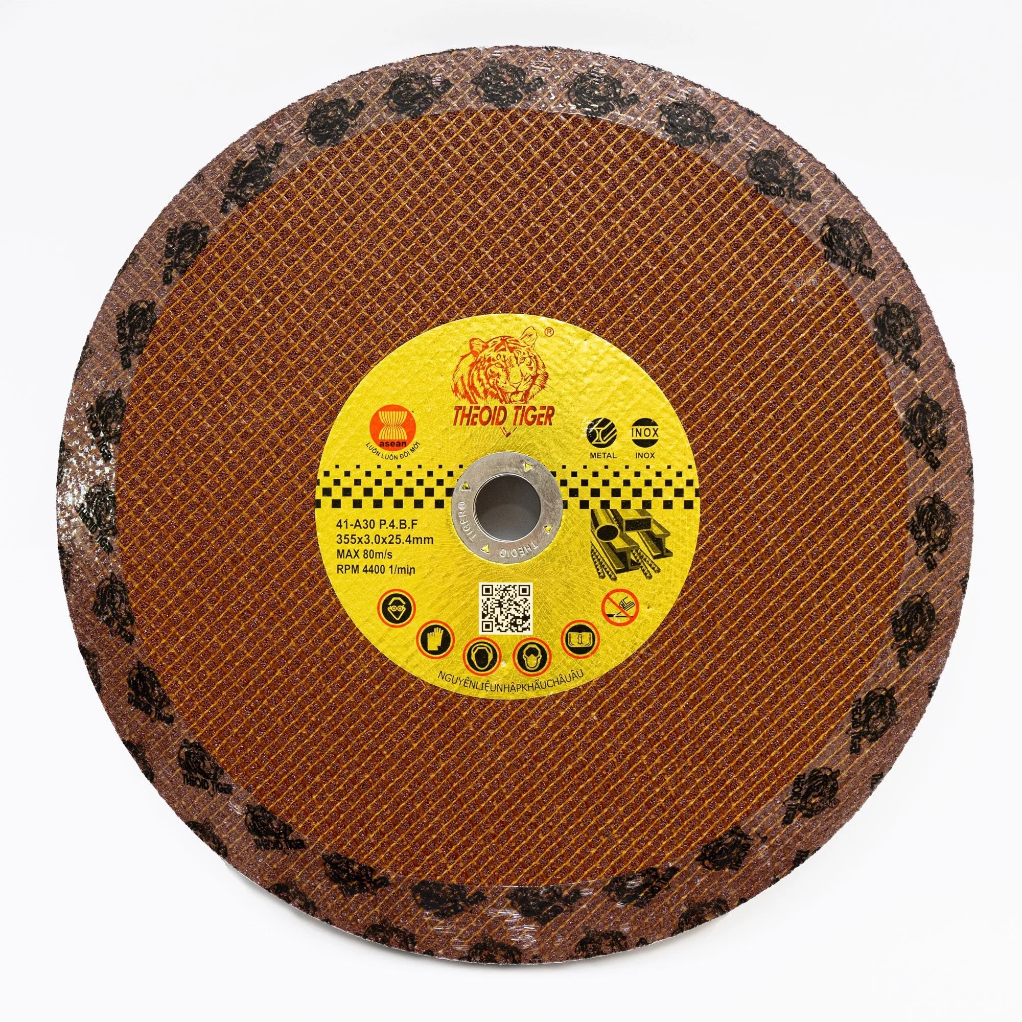 Đá Cắt Sắt Theoid Tiger – Đỏ 355×3.0x25.4mm